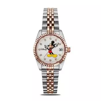 Женские часы Disney с Микки Маусом и вневременным металлическим ремешком, 31 мм D10231DR, популярные корейские часы