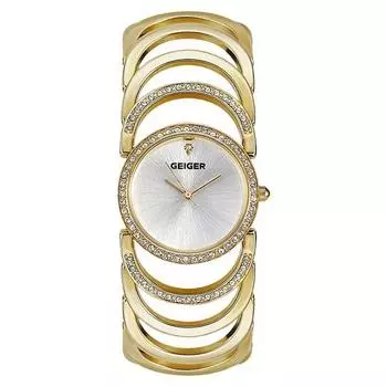 Женские часы Geiger с металлическим браслетом GE1139GD, корейские популярные часы