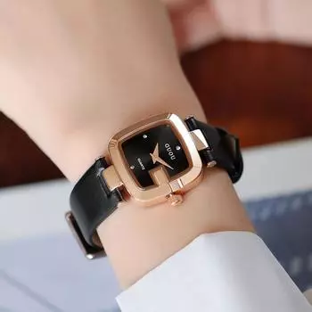 Женские часы легкие роскошные ретро маленькие квадратные часы женские новые стильные простые темпераментные кварцевые часы женские