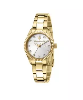 Женские часы Maserati Competizione из нержавеющей стали золотистого тона, кварцевые, R8853100506, 100 м серебряный