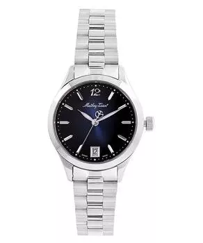 Женские часы Mathey-Tissot Urban из нержавеющей стали с синим циферблатом, кварцевые D411MABU синий