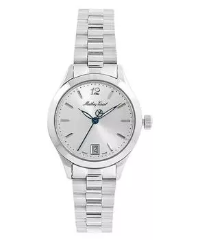 Женские часы Mathey-Tissot Urban из нержавеющей стали с серебристым циферблатом, кварцевые D411MAS серебряный