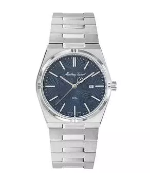 Женские часы Mathey-Tissot Zeus из нержавеющей стали с синим циферблатом, кварцевые, D118ABU синий