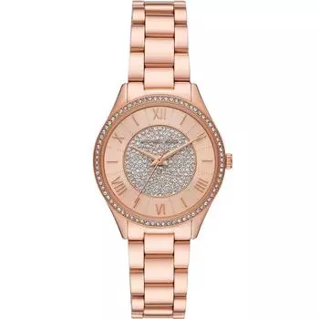 Женские часы Michael Kors Lauryn с циферблатом розового золота розовое золото