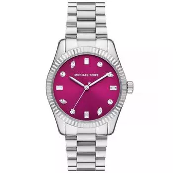 Женские часы Michael Kors Lexington с розовым циферблатом
