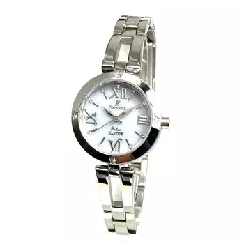 Женские часы на солнечных батареях Водонепроницаемость 10 АТМ Ремешок Можно обойтись без браслета Часы оснащены японской солнечной батареей Популярный календарь дата Белый