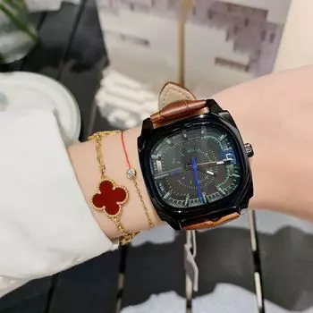 Женские часы, новый стиль, модные квадратные женские часы, трендовый темперамент, унисекс, большие пластинчатые часы для женщин