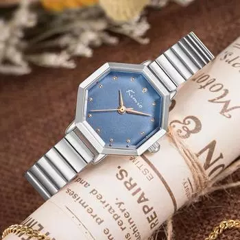 Женские часы Осенняя мода Простой темперамент Новые водонепроницаемые кварцевые женские часы