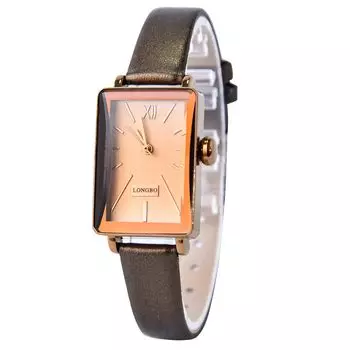 Женские часы с квадратным кожаным ремешком и бриллиантами на руку, маленькие стильные водонепроницаемые, простые, деловые, брендовые, милые, повседневные, женские часы, роскошный подарок, красные часы