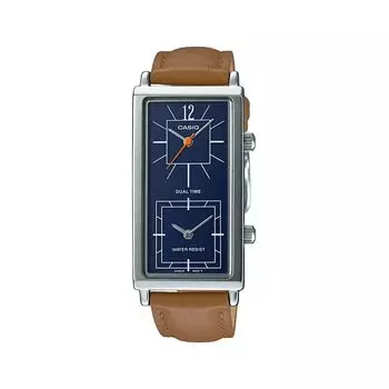Женские часы с несколькими циферблатами и коричневым ремешком, Brown Multi-Dial Women s Watch, Casio
