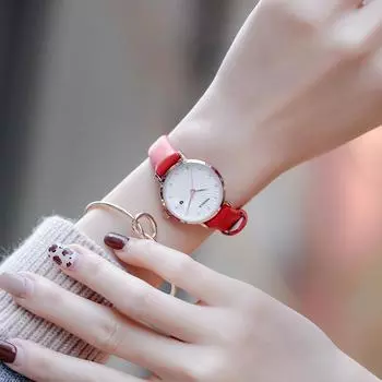 Женские часы с поясом, простые, с календарем, кварцевые, студенческие, женские, темпераментные, модные, с бриллиантами, часы для девочек