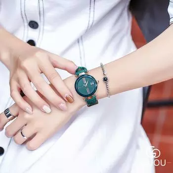 Женские часы с ремешком, компактные, простые, новый стиль, студенческая мода, водонепроницаемые женские часы