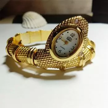 Женские часы Snake с браслетом и бриллиантами, кварцевые часы