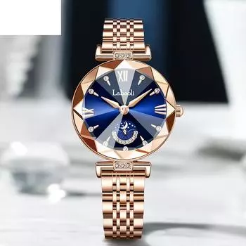 Женские часы со стальным браслетом в новом стиле, модные британские часы с бриллиантами