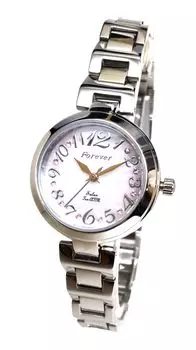 Женские часы Водонепроницаемость 10 АТМ Оснащены японским механизмом на солнечной батарее В комплект входит простой инструмент для регулировки ремня Белый циферблат Арабские цифры