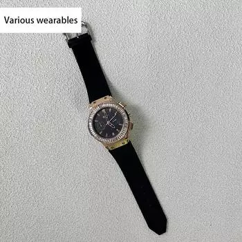 Женские часы Водонепроницаемые Календарь Пояс Кварцевые часы Модные Простые женские часы
