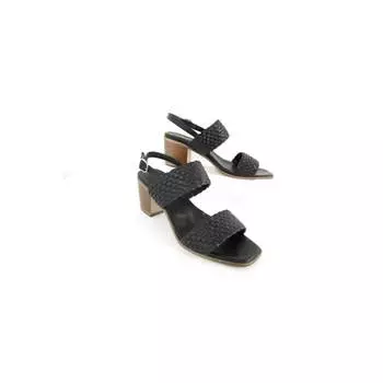 Женские черные кожаные сандалии из натуральной кожи Новые летние удобные дышащие повседневные качественные стильные легкие сандалии