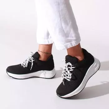 Женские черные кроссовки