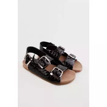 Женские черные сандалии из натуральной кожи крокодила, удобные повседневные качественные стильные легкие сандалии