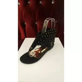 Женские черные сандалии в стиле ботинок Новые летние удобные дышащие повседневные качественные стильные легкие сандалии