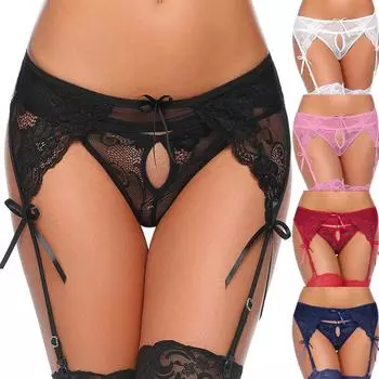 Женские чулки на подтяжках, пояс, кружевное сексуальное женское белье, держатель для подтяжек до бедра XXL