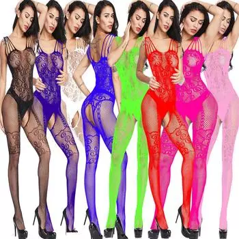 Женские чулки с открытой промежностью, нижнее белье, пижамы