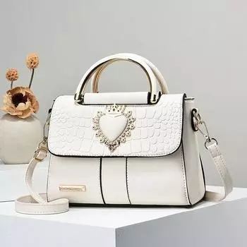 Женские деловые кошельки и сумки Модные сумки-портфели из искусственной кожи с верхней ручкой через плечо для женщин Повседневные сумки через плечо чёрный