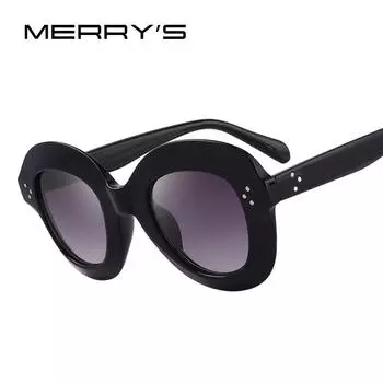 Женские дизайнерские солнцезащитные очки-бабочки MERRY S DESIGN красный