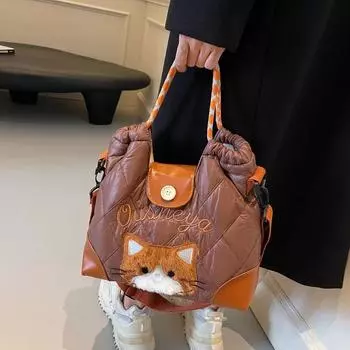 Женские дизайнерские сумки Универсальная сумка через плечо для женщин Ручная сумка-тоут для женщин Сумка-пуховик Кошелек и дамская сумочка one size белый