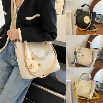 Женские дизайнерские сумки женские сумки-тоут из искусственной кожи на молнии через плечо чёрный