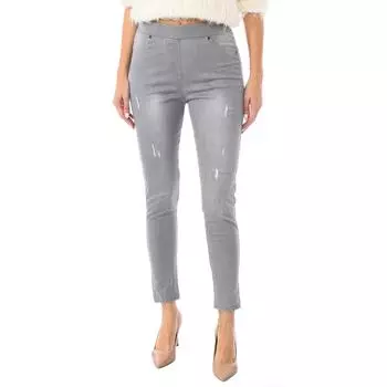 Женские длинные леггинсы в джинсовом стиле D2011 L серый