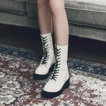 Женские длинные ходунки Custom Aid на шнуровке высотой 4,5 см Tania (CW0057WH)-ходунки 225