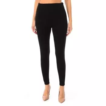 Женские длинные леггинсы для беременных из эластичной ткани 2126 L чёрный