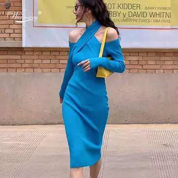 Женские длинные платья, сексуальная уличная одежда с разрезом, новая модная винтажная одежда для рождественской вечеринки 90-х годов C-135 S чёрный