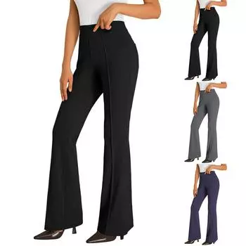 Женские домашние брюки Пижамные брюки для сна Длинные брюки на лето и весну Пижамные брюки Штаны для йоги XL тёмно-синий