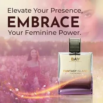 Женские духи BAYY Fantasy Island, парфюмированная вода, фруктовые ноты пачули, цветочная сладость, стойкий аромат, 100 мл 100 ml