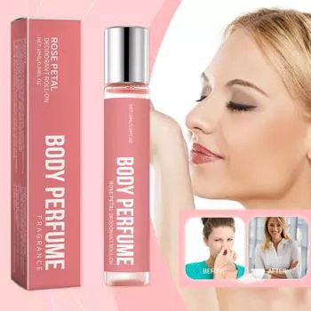 Женские духи с феромонами, духи для тела Rose, освежающие роликовые духи, стойкие жизненные силы, женские портативные духи 10 мл