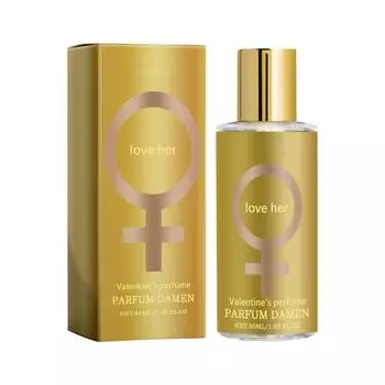 Женские духи с феромонами, одеколон, гормональные духи, неотразимое влечение, идеальный подарок на День святого Валентина, 50 мл/1 шт. One Size белый