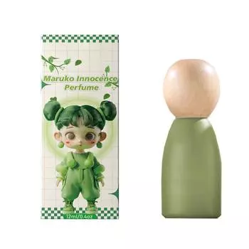 Женские духи с ролл-оном, мультяшные цветочные духи, милая кукла, успокаивающие и умиротворяющие духи для свиданий, парфюмированная вода 12 мл One Size белый