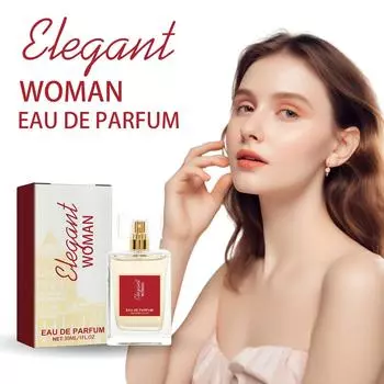 Женские духи, Женская туалетная вода Elegant, Женская туалетная вода, элегантный и уверенный запах, 30 мл One size белый