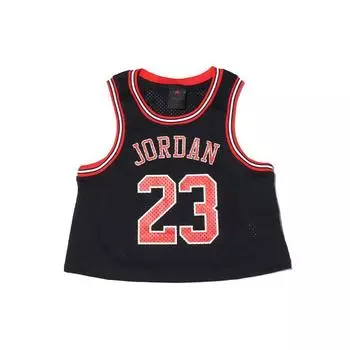 Женские дышащие баскетбольные майки Jordan Loose Knit Mesh, черные DD0286-010 L