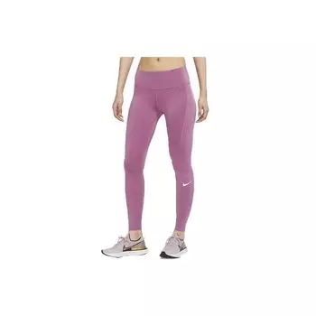 Женские дышащие быстросохнущие беговые тайтсы Nike Power Epic Lux Dri-Fit, светло-бордовые CN8042-507 S