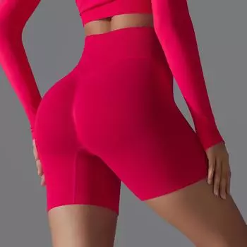 Женские дышащие быстросохнущие велосипедные шорты с пузырьками для йоги, фитнес-шорты с высокой талией, спортивные шорты для спортзала S морская волна