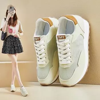 Женские дышащие кроссовки Forrest Gump из корейского тренда 2024 года, JCF-209 38 бежевый