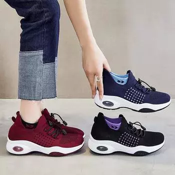 Женские дышащие кроссовки Кроссовки для фитнеса Спортивная повседневная обувь 36