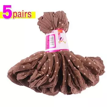 Женские дышащие носки Сексуальные черные носки с точечным узором цвета кожи для девочек Модные летние прохладные Высокоэластичные кружевные короткие носки