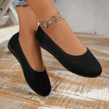 Женские дышащие сетчатые туфли на плоской подошве, новые женские туфли с острым носком, повседневные туфли без застежек, для активного отдыха, легкие прогулочные туфли больших размеров для женщин 36 бежевый