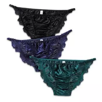 Женские дышащие трусы с низкой талией, большие размеры, 100% шелк, очень тонкие трусы, удобные эластичные трусы M