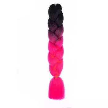 Женские Джамбо Цветные Плетения Волос Градиентный Цвет Изменение Прически Декор для Вечеринки