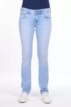 Женские джинсовые брюки-бойфренды ледяного синего цвета с заниженной талией